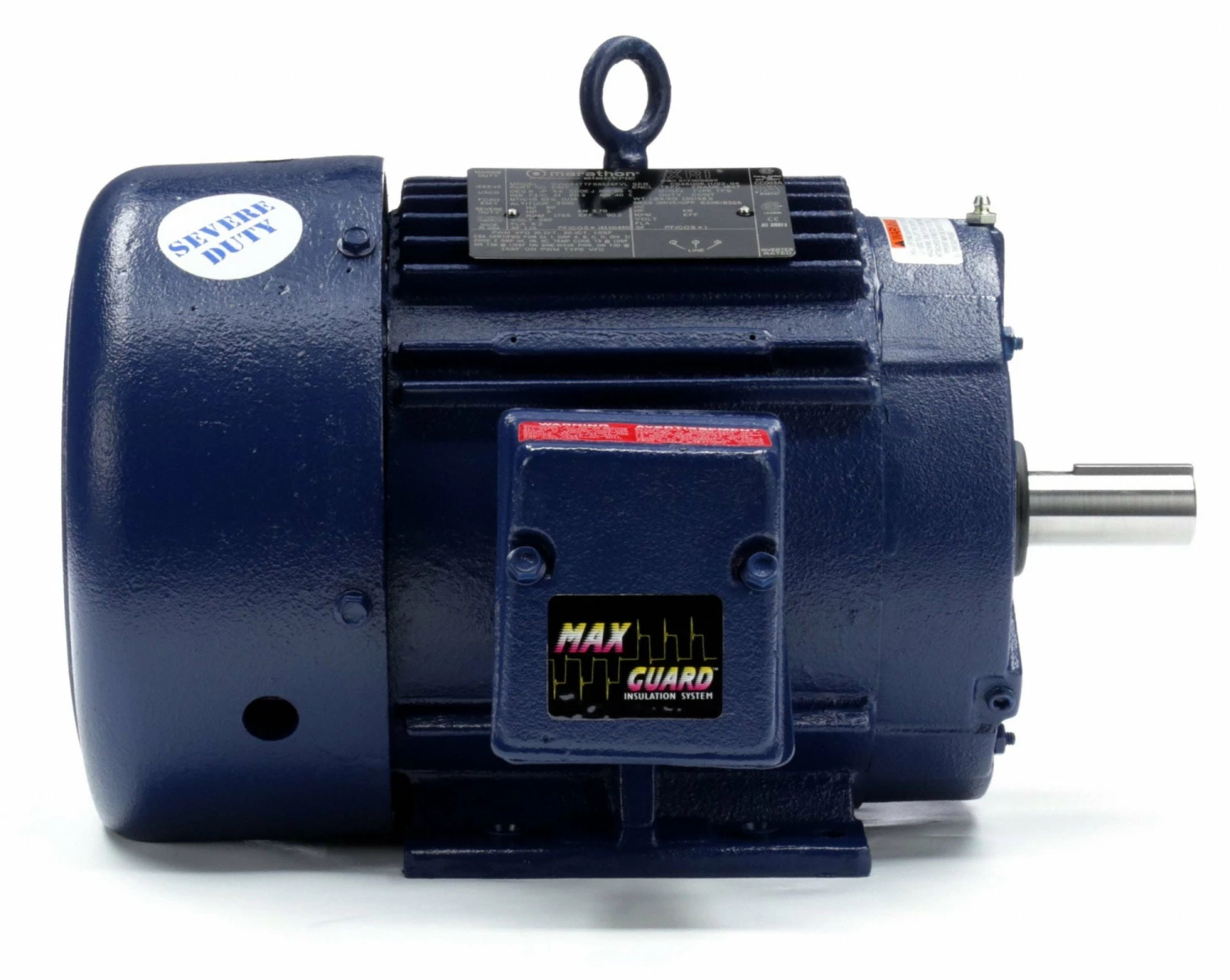 Marathon Motors 5 HP, Severe Duty Motor, 3-Phase, 1755 Nameplate RPM, 460 Voltage, 184T Frame - 184TTFCD6526 - Image 4