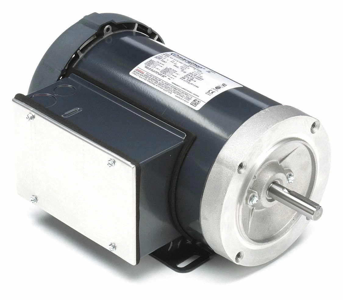 Marathon Motors 3/4 HP, General Purpose Motor, Capacitor-Start/Run, 1140 Nameplate RPM, 115/208-230 Voltage - 056B11F5302