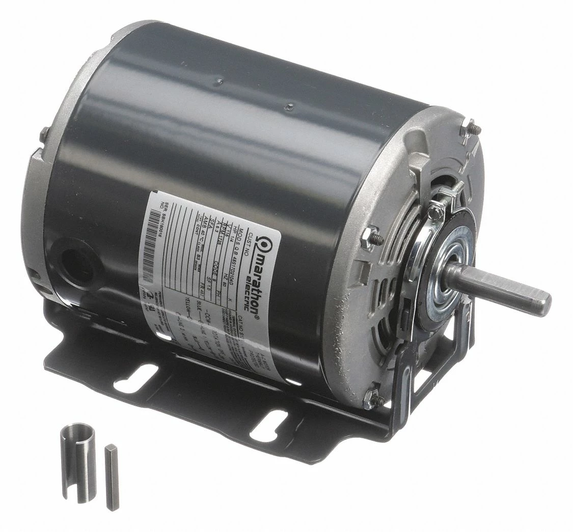 Marathon Motors 1/4 HP, General Purpose Motor, Split-Phase, 1725 Nameplate RPM, 115 Voltage, 48Z Frame - 048S17D2104