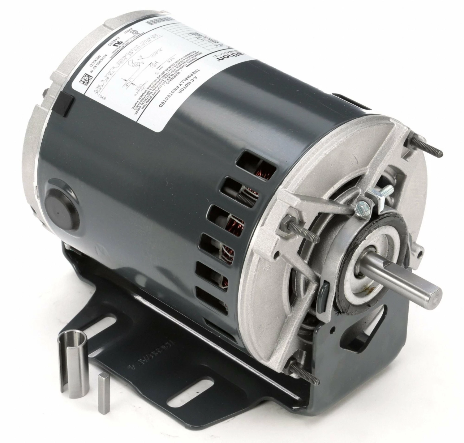 Marathon Motors 1/2 HP, General Purpose Motor, Split-Phase, 1725 Nameplate RPM, 115 Voltage, 56Z Frame - 5KH39QN9639T - Image 3