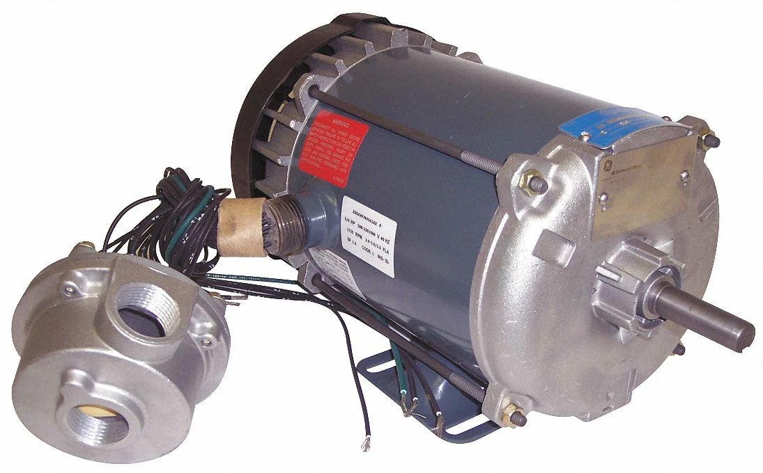 Marathon Motors 3/4 HP Hazardous Location Motor,Capacitor-Start,3450 Nameplate RPM,115/208-230 Voltage,Frame 56 - 056C34G15517