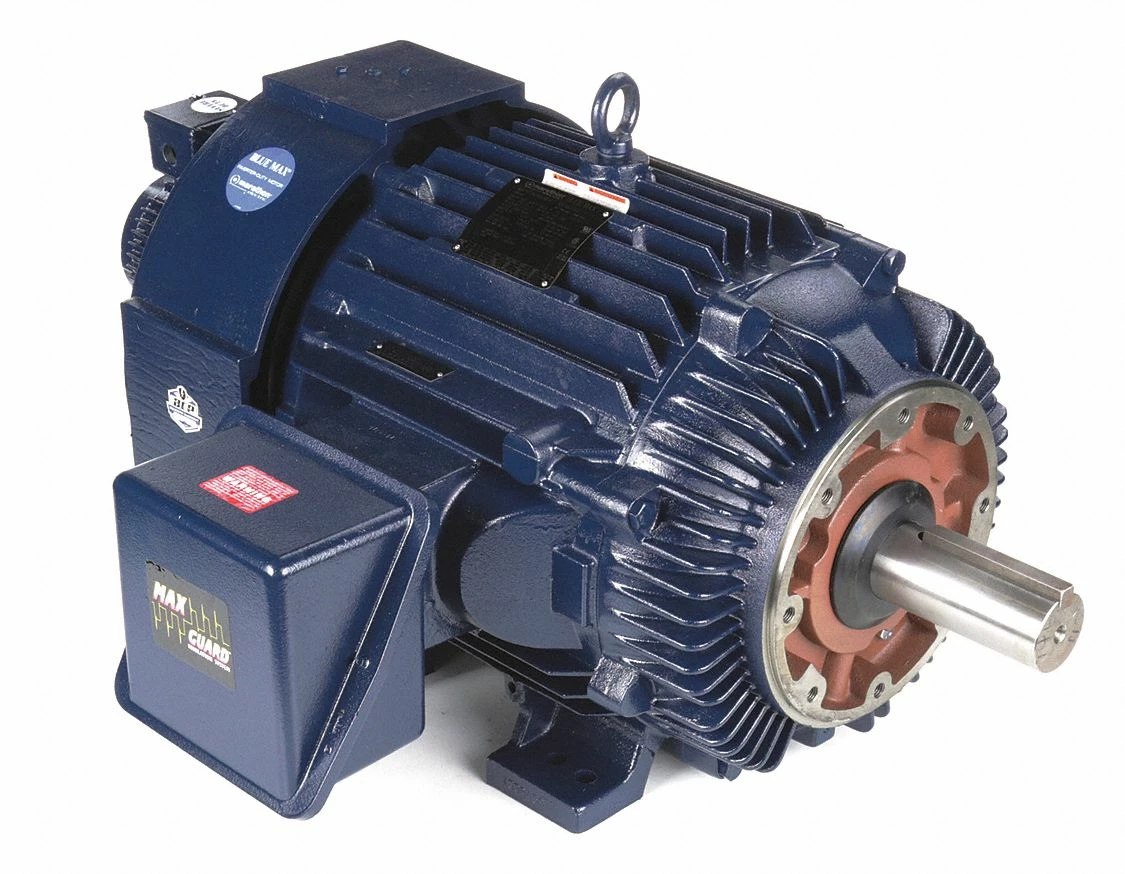 Marathon Motors 75 HP Vector Motor,3-Phase,1185 Nameplate RPM,230/460 Voltage,Frame 405TC - 405THFS8378