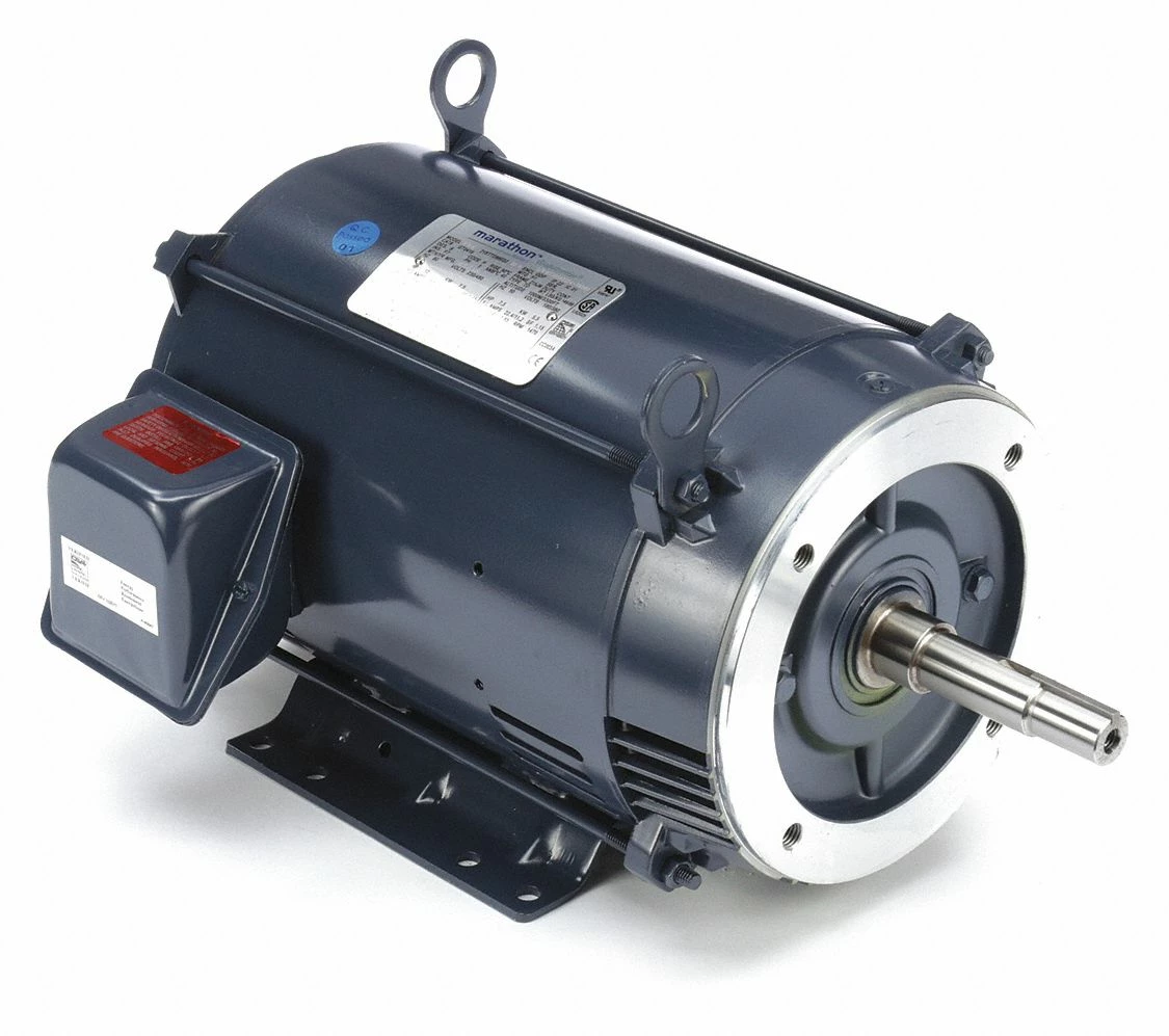 Marathon Motors 10 HP Close-Coupled Pump Motor,3-Phase,1768 Nameplate RPM,208-230/460 Voltage,215JM - 215TTDBD6032