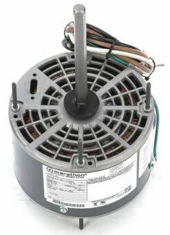 Marathon Motors 1/5 HP Direct Drive Blower Motor, Permanent Split Capacitor, 1075 Nameplate RPM, 208-230 Voltage - 048A11O1097