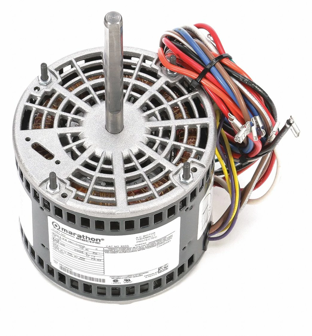 thumbnail image 2 of X037 Marathon Direct Drive Fan And Blower Motor 1/3 HP 1200 RPM 48Y Frame 2 of 13
