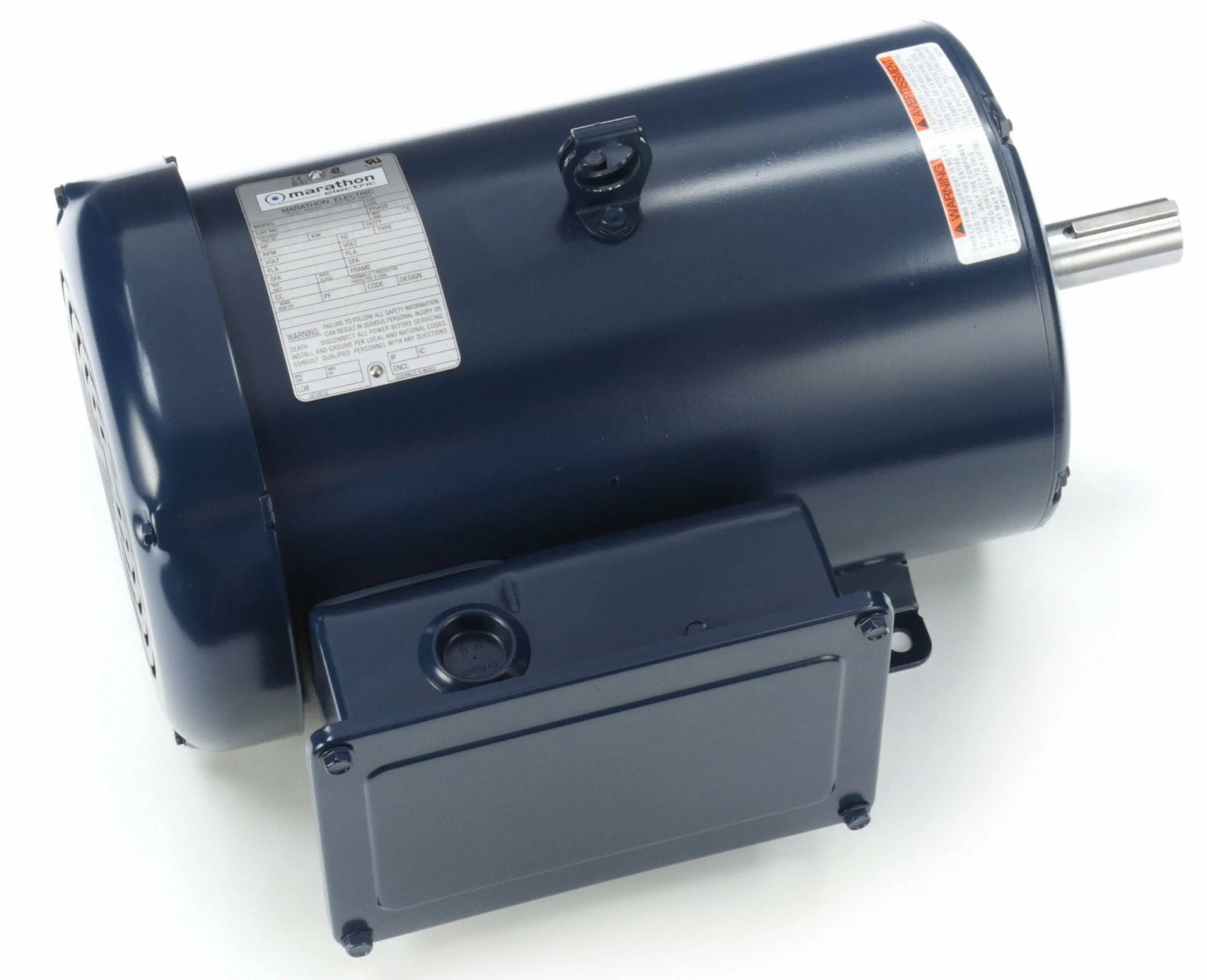 Marathon Motors 5 HP, General Purpose Motor, Capacitor-Start/Run, 1755 Nameplate RPM, 208-230 Voltage - 184TBFW7726 - Image 2