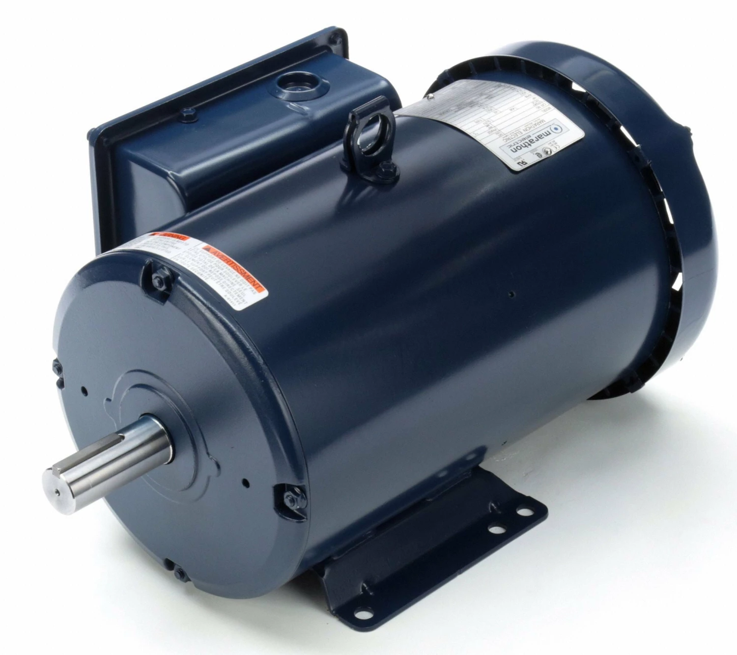 Marathon Motors 5 HP, General Purpose Motor, Capacitor-Start/Run, 1755 Nameplate RPM, 208-230 Voltage - 184TBFW7726 - Image 3