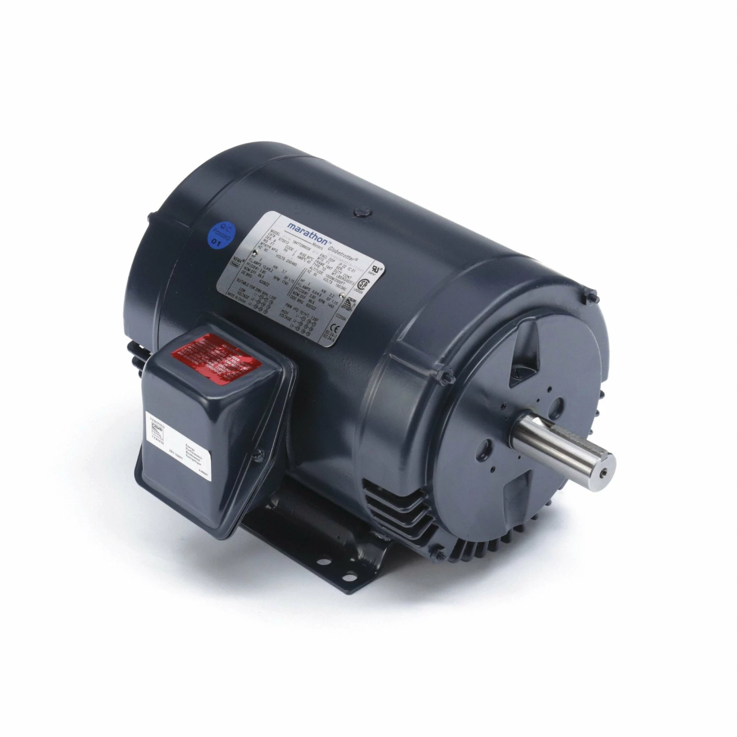 Marathon Motors 5 HP, General Purpose Motor, 3-Phase, 1755 Nameplate RPM, 230/460 Voltage, 184T Frame - 184TTDBD6026