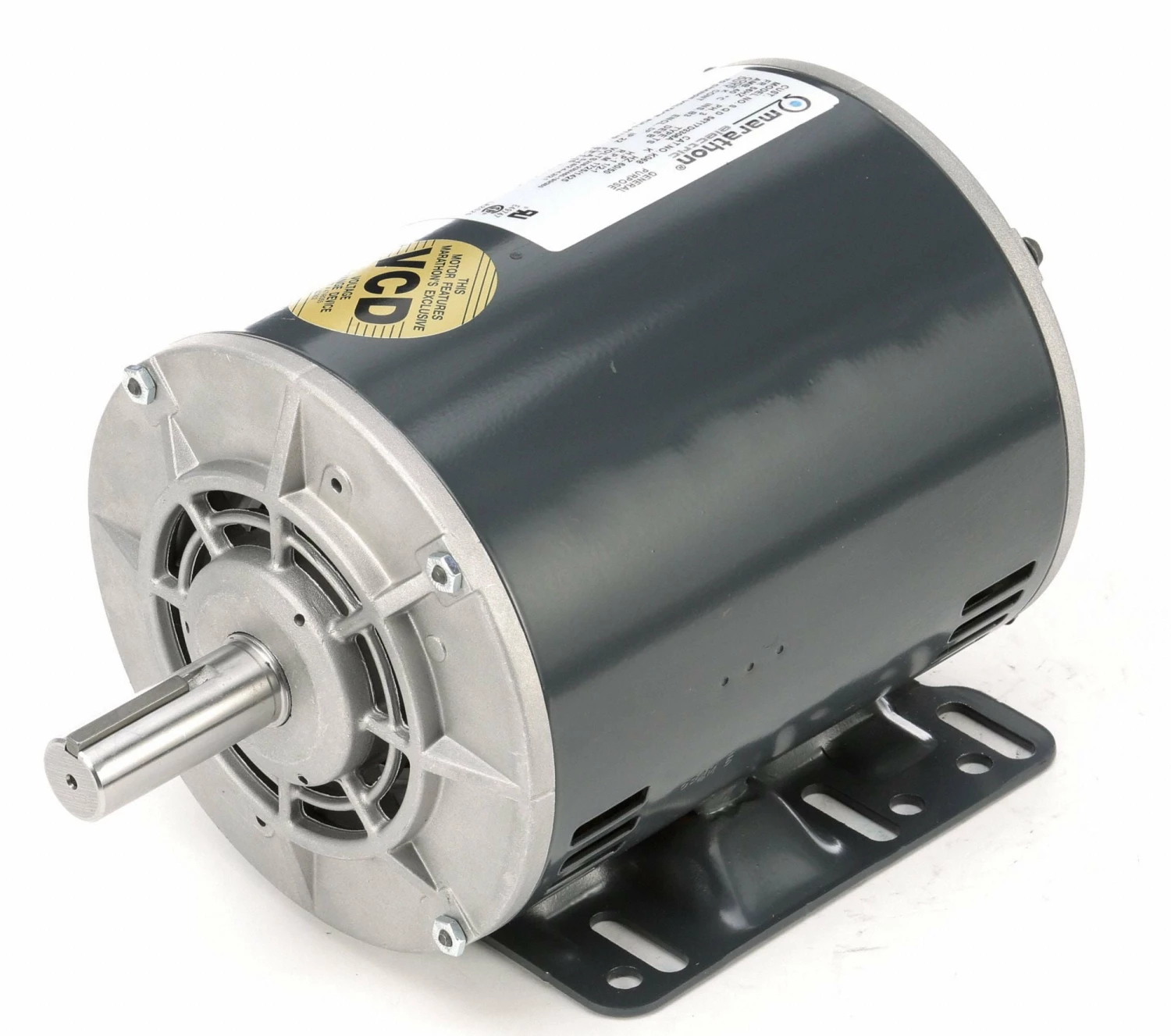 Marathon Motors 1 1/2 HP, General Purpose Motor, 3-Phase, 1725 Nameplate RPM, 208-230/460 Voltage, 56HZ Frame - 056T17D3306 - Image 3
