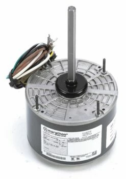 Marathon Motors 1/4 HP Condenser Fan Motor,Permanent Split Capacitor,1625 Nameplate RPM,460 Voltage,Frame 48Y - 048A17O169