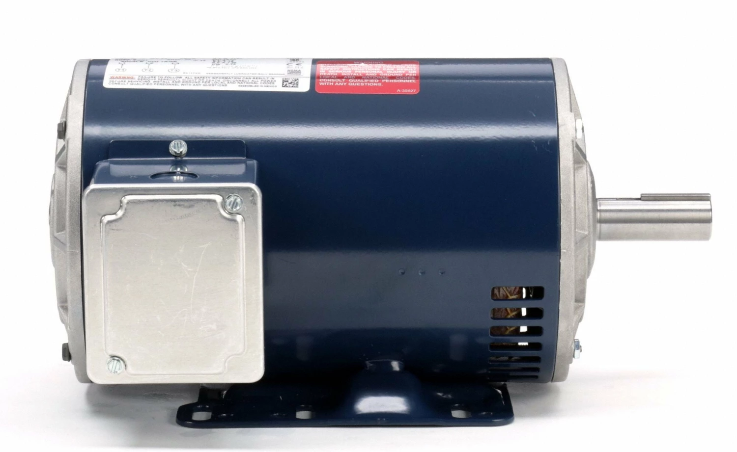 Marathon Motors 1 HP, General Purpose Motor, 3-Phase, 1760 Nameplate RPM, 575 Voltage, 143T Frame - 143TTDR16037 - Image 4