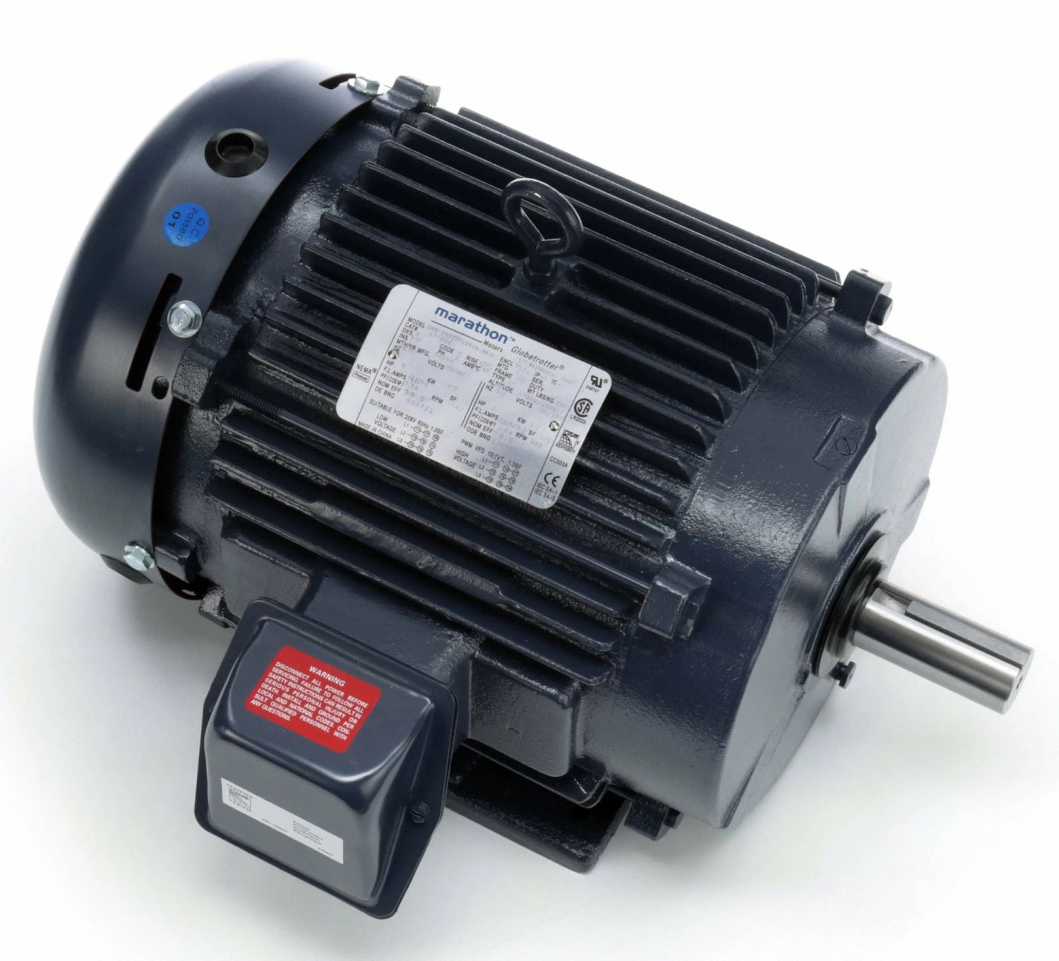 Marathon Motors 5 HP, General Purpose Motor, 3-Phase, 1180 Nameplate RPM, 230/460 Voltage, 215T Frame - 215TTFCD6076 - Image 2