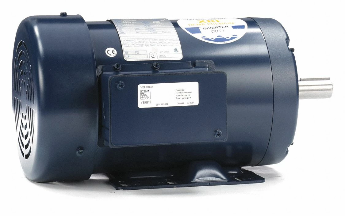 Marathon Motors 1 1/2 HP, General Purpose Motor, 3-Phase, 1750 Nameplate RPM, 230/460 Voltage, 145T Frame - 145TTFR16033