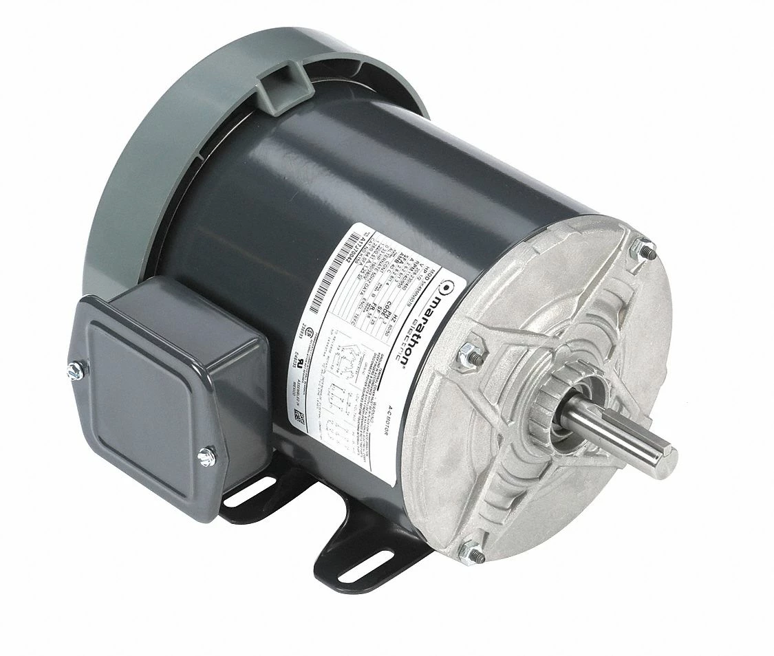 Marathon Motors 1/2 HP, General Purpose Motor, 3-Phase, 1140 Nameplate RPM, 208-230/460 Voltage, 56 Frame - 5K49MN6079