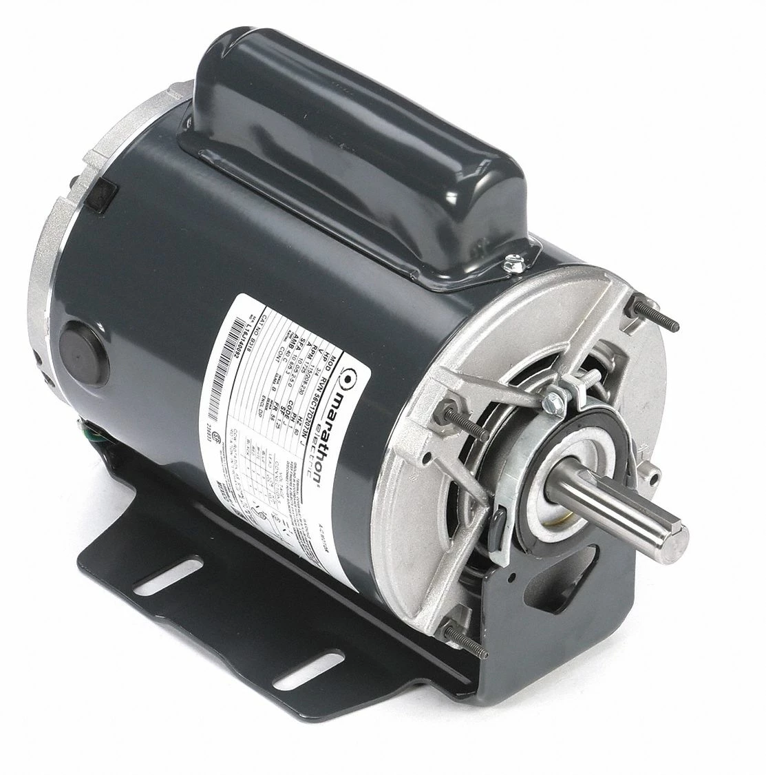 Marathon Motors 3/4 HP, General Purpose Motor, Capacitor-Start, 1725 Nameplate RPM, 115/208-230 Voltage - 056C17D2073