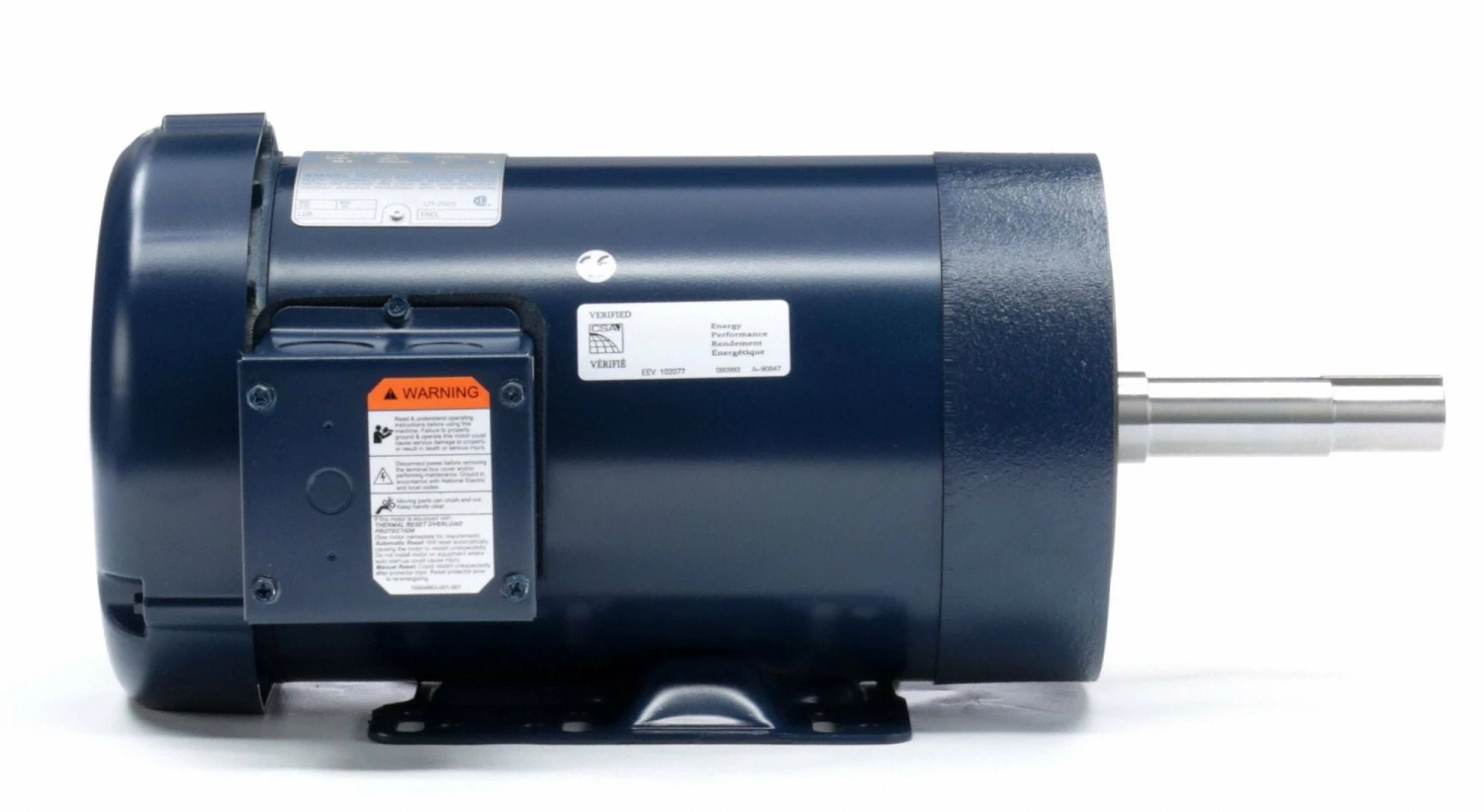 Marathon Motors 2 HP Close-Coupled Pump Motor,3-Phase,1745 Nameplate RPM,230/460 Voltage,145JM - 145TTFR16037 - Image 4