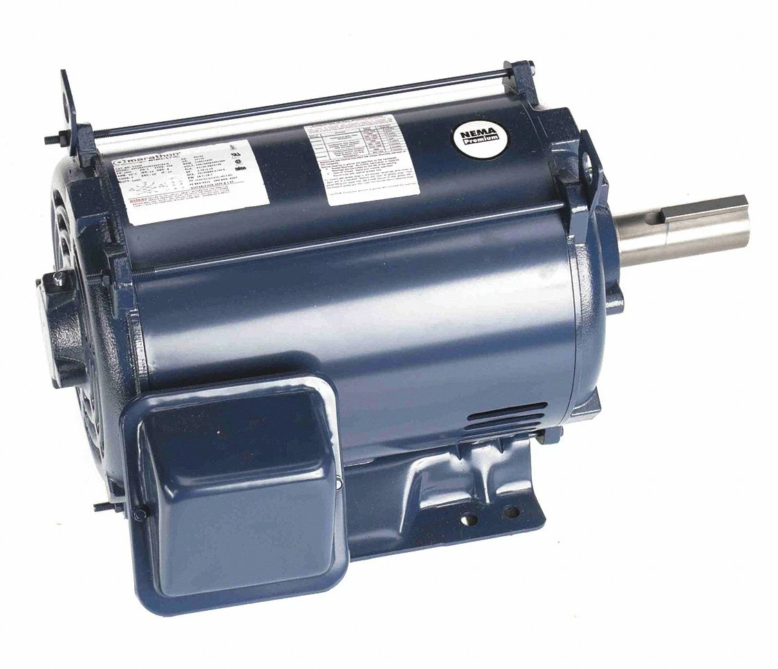Marathon Motors 7 1/2 HP, General Purpose Motor, 3-Phase, 1765 Nameplate RPM, 230/460 Voltage, 213T Frame - 213TTDBD6026