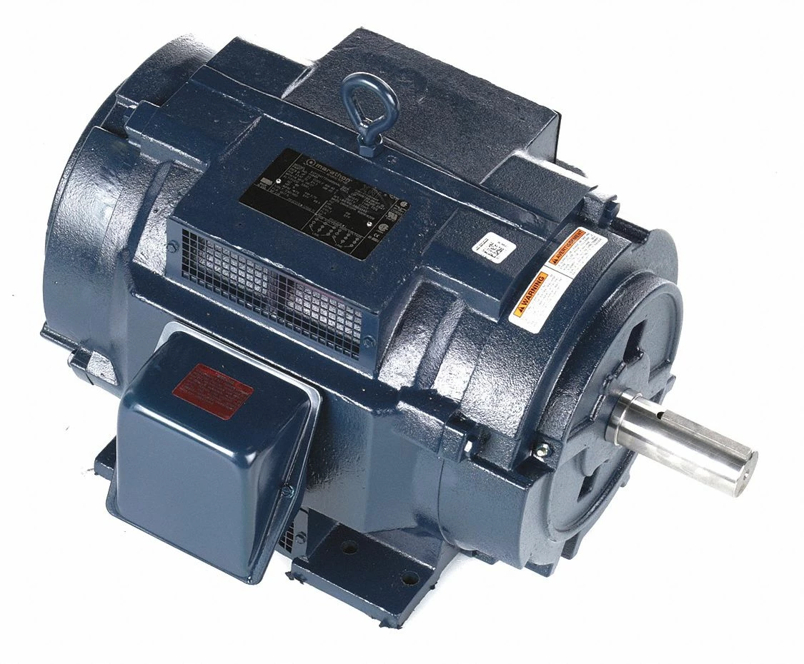 Marathon Motors 5 HP, General Purpose Motor, 3-Phase, 875 Nameplate RPM, 230/460 Voltage, 254T Frame - 254TTDN16101